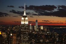 Empire State Building at night