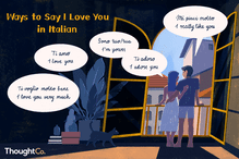 Ways to say I love you in Italian