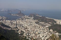 View of Rio de Janeiro from Corcovado Brazil