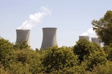 Nuclear power plant cooling towers