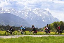 A Family on a Cycling Tour
