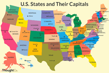 U.S. states and their capitals