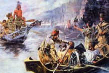 Painting of Lewis and Clark Expedition