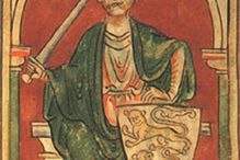 Richard the Lionheart from a 12th-Century Codex
