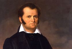 James Bowie painting by George Peter Alexander Healy