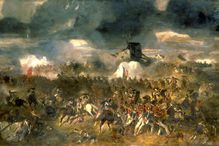 The battle of Waterloo