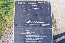 Map of the Battle of Culloden