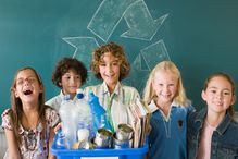 Students excited about recycling