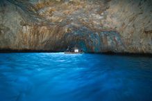 Blue grotto in Italy