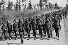 Russian Troops Marching