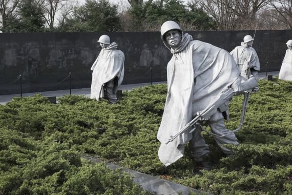 Korean Veterans Memorial; Washington, District of Columbia, USA