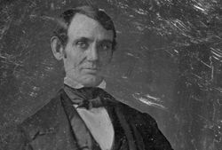 Daguerreotype of Abraham Lincoln taken in 1846