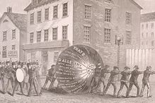 Election procession in the 1840 presidential campaign