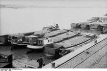 Barges intended for Operation Sea Lion