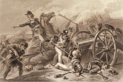 Illustration of the Battle of Chippewa