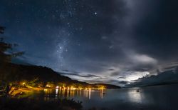 Starry nights at at Turtle Island Fiji resort