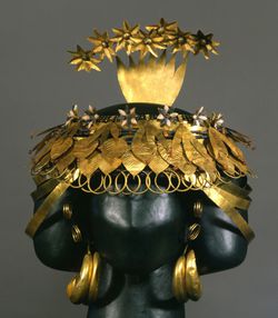 Headdress of Queen Puabi at Ur