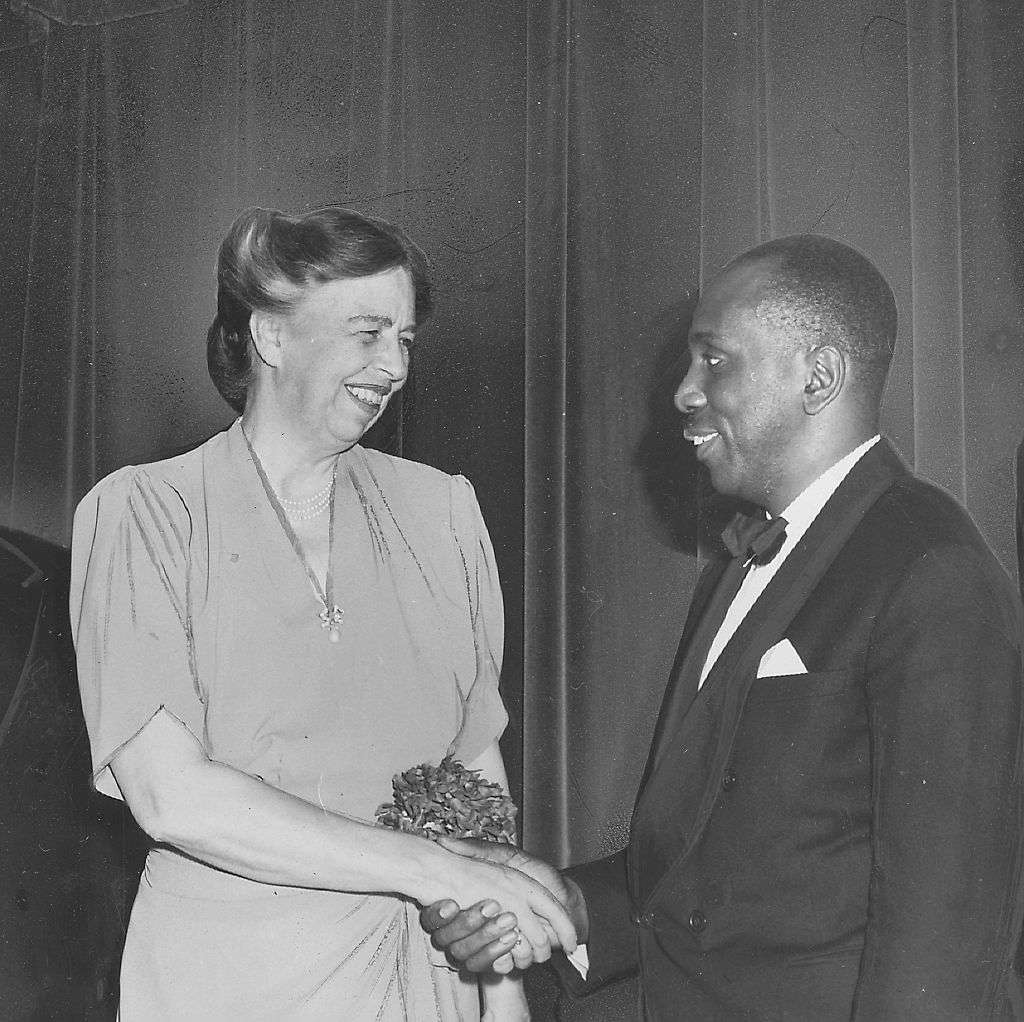 Howard Thurman and Eleanor Roosevelt, 1944