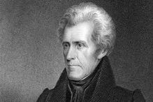 Engraved portrait of Andrew Jackson