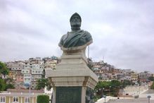 Francisco de Orellana bust statue