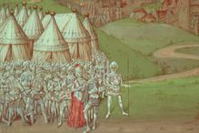 Isabella of France and her troops at Hereford