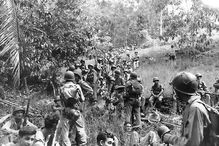 US Marine on Guadalcanal