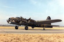 Boeing B17 "Flying Fortress" plane