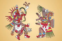 Quetzalcoatl and Tezcatlipoca