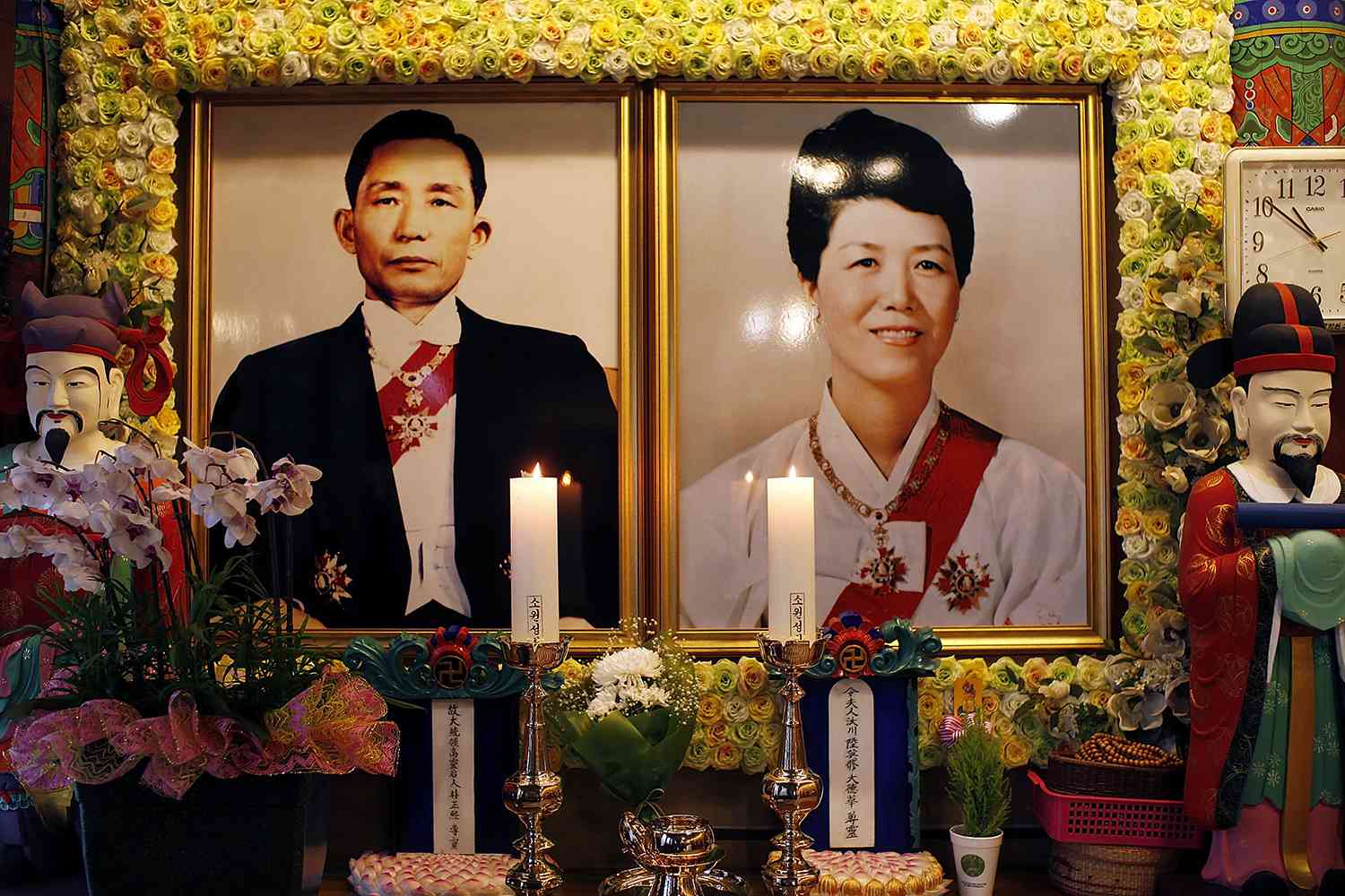 President Park Chung-Hee and His Wife Yuk Young-Soo