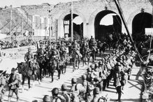 Japanese troops enter Nanking on July 4, 1937