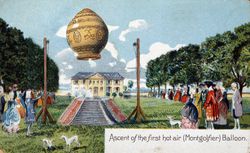 The First Hot Air Balloon