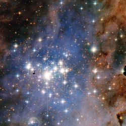 Trumpler 14 star cluster star luminosities