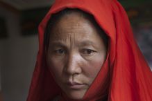 Hazara woman in Afghanistan