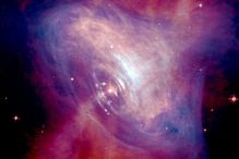 Stars and this nebula consist mainly of the element hydrogen.