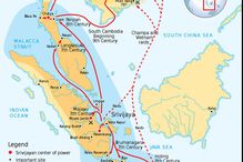 The Srivijaya Empire in Indonesia