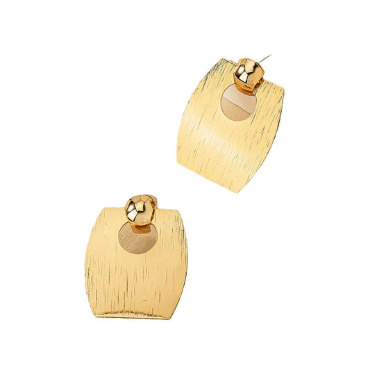 Celebrities Solid Color Hollow Out Earrings