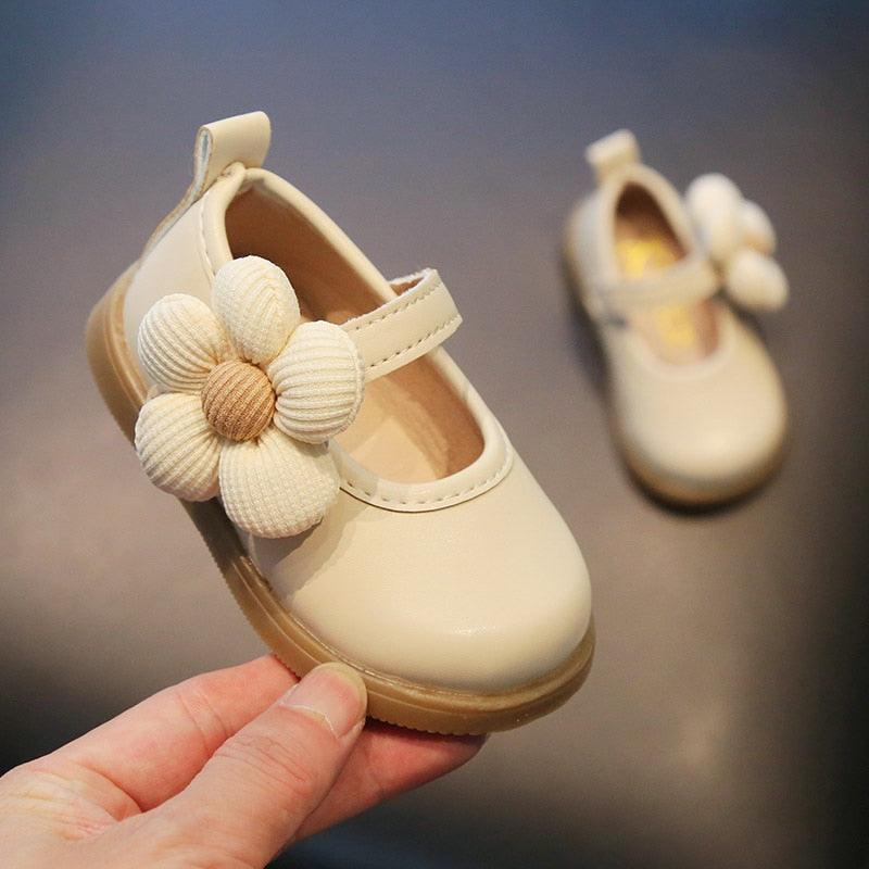 Beautiful Flower Toddler Leather Casual Shoes for Baby Girls (TH338) - Touchy Style