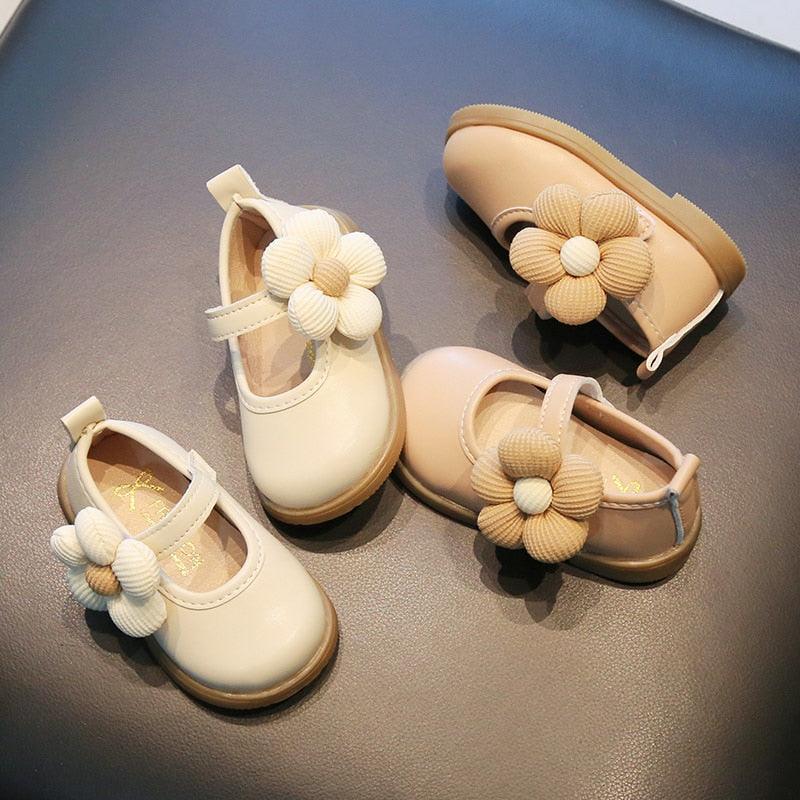 Beautiful Flower Toddler Leather Casual Shoes for Baby Girls (TH338) - Touchy Style