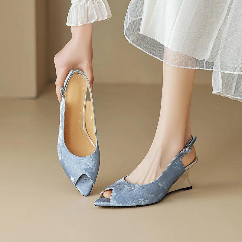 TSS49 Handmade Leather Pumps - Women&