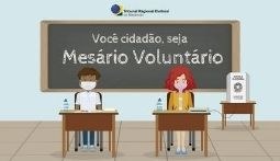 imagem de background - A Justiça Eleitoral busca contar com o apoio de cidadãos conscientes de s...