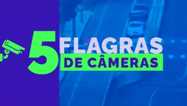 Flagrantes impressionantes de câmeras de segurança: acidentes chamam atenção