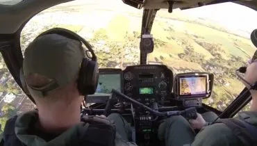 Cena de cinema: perseguição é feita de helicóptero no Paraná