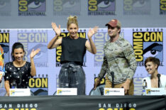 Comic-Con International 2018 - AMC's 'Fear The Walking Dead' Panel - Danay Garcia, Jenna Elfman, Garret Dillahunt, and Maggie Grace