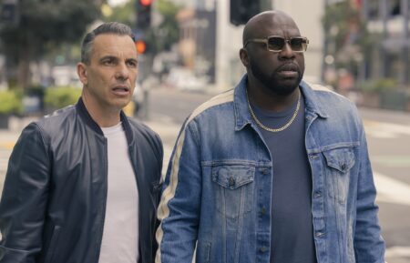 Sebastian Maniscalco as Danny and Omar J. Dorsey as Ray in 'Bookie'