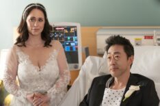 Jennifer Love Hewitt as Maddie and Kenneth Choi as Chimney in '9-1-1' Season 7 Episode 6 - 'There Goes the Groom'