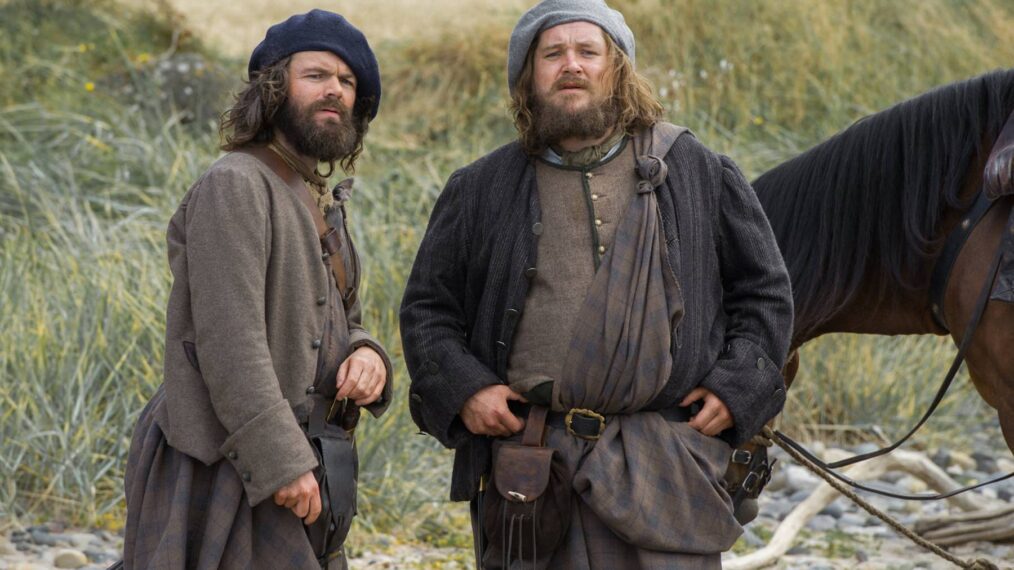Stephen Walters and Grant O'Rourke in 'Outlander'