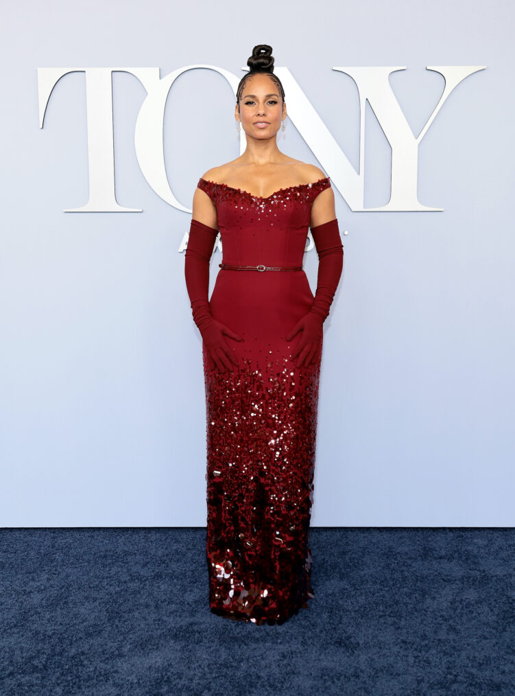 Alicia Keys attends the The 77th Annual Tony Awards at David H. Koch Theater at Lincoln Center on June 16, 2024 in New York City.