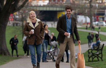 Florence Pugh and Andrew Garfield in 'We Live in Time'