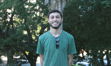 André Furtado, aluno vencedor do Prêmio Internacional de História Intelectual da América Latina 2016. / Foto: Luísa Verçosa