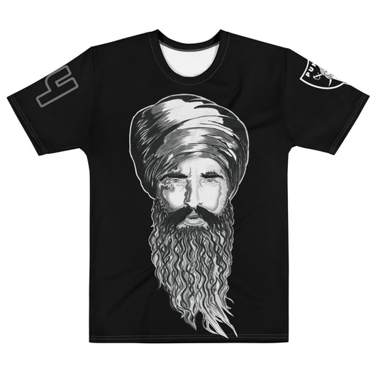 Sant Jarnail Singh Bhindranwale #84 - Punjab Vybe - Black Jersey Tee